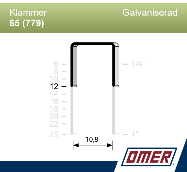Klammer 65/12 (779-12) - Ask