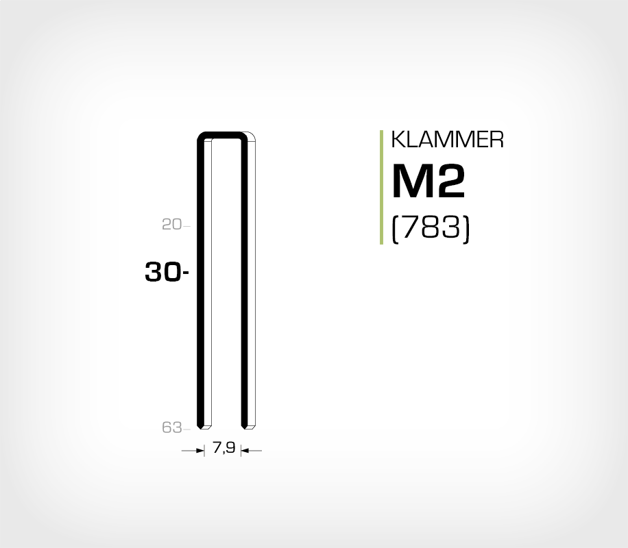 Klammer M2/30 (783-30)