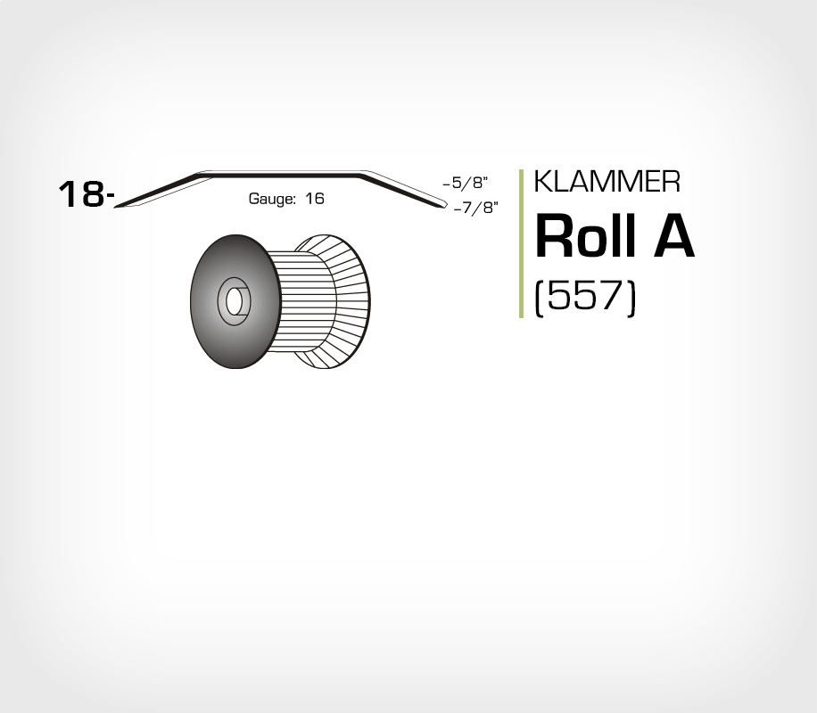 Klammer Roll A/18 (557-18) - OMER