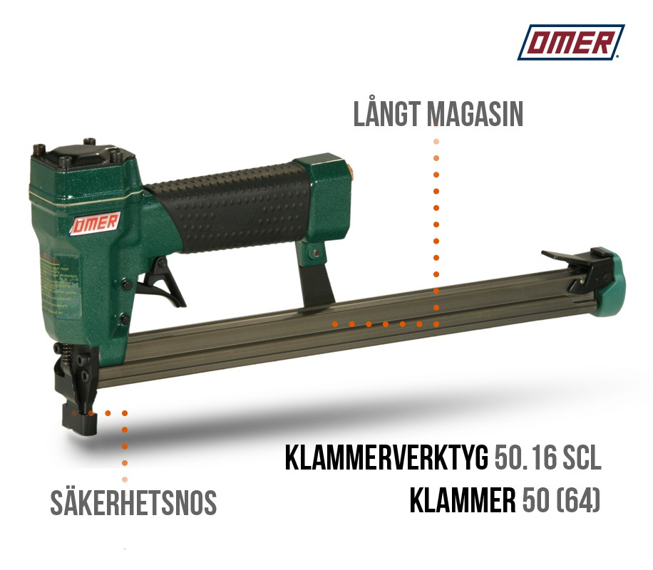 Klammerverktyg 50.16 SCL - Säkerhetsnos