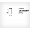 Klammer 3G/12 SS Rostfri (670-12 SS) - 10000 st / ask