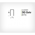Klammer 3G/8 Galv (670-08) - 10000 st / ask