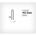 Klammer 40/18 Galv (690-18) - 10000 st / ask