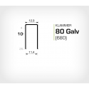 Klammer 80/10 Galv (680-10) - 10000 st / ask