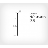 Dyckert rostfri 12/30 SS (SKN 12-30 SS)