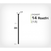 Dyckert 14/30SS Rostfri (SKN 16-30SS)