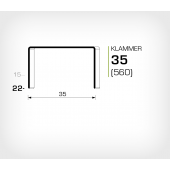 Klammer 35/22 (560-22K) - OMER