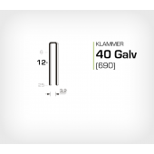 Klammer 40/12 Elförzinkad Galv (690-12)